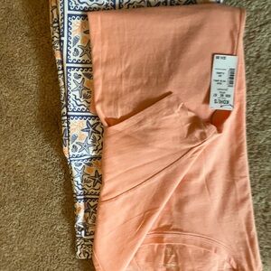 Sonoma Peach and Blue Pajama Set